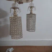 لوستر سه شاخه دو عدد