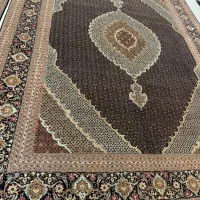 فرش دستباف ۹ متری جفت ماهی تبریز ۵۰ رج گل ابریشم|فرش|تهران, آهنگ|دیوار