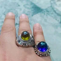 انگشتر نقره لعل زیتونی|جواهرات|گرگان, |دیوار