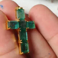 مدال زمرد صلیب|جواهرات|تهران, استاد معین|دیوار