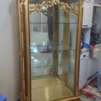 بوفه طلایی چوب تمام  راش ومنبت