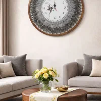 ساعت دیواری بافتنی