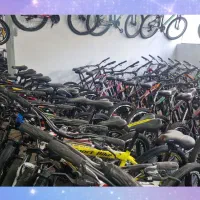 دوچرخه بافریم سبک وکمک دارجلومناسب کوهنوردی