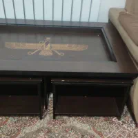 میز ودوعدد گلمیز درحد نو
