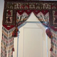 فرش آویزی  دستبافت ریزبافت گنبد نو