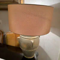 اباژور پتینه با کلاهک کتان|چراغ خواب و آباژور|تهران, اقدسیه|دیوار