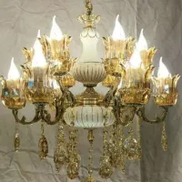 لوستر سرامیک خطی طرح شهیدی نمایشگاه کارمندان