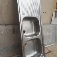 سینک دو قلو استیل ورق سنگین