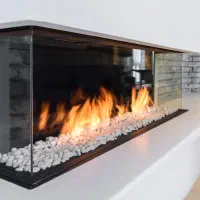 شومینه دیواری گازی مدرن (ال سی دی)