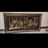 تابلو ورق طلا