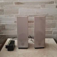 اسپیکر  دوتایی رومیزی با ورودی AUX و آداپتور