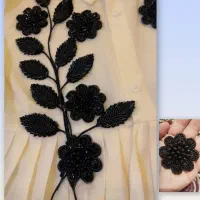 منجوق دوزی و گل‌های برجسته