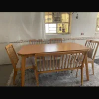 میز نهار خوری ۶نفره پاییزی|میز و صندلی غذاخوری|دهلران, |دیوار