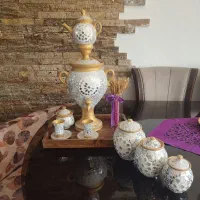 فروش ست سماور مناسب شب یلدا برای عروس خانم هامدارس|صنایع دستی و سایر لوازم تزئینی|بابل, |دیوار