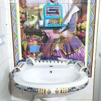 روشویی درجه یک|لوازم سرویس بهداشتی|رامهرمز, |دیوار