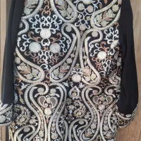 مانتو کتی سوزن دوزی|لباس|ابهر, |دیوار