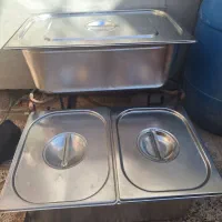 دو عدد ظرف بن ماری در دار بزرگ ۱.۱ و عمق ۲۰ سانت