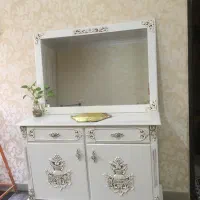 ست مبلمان و آینه و میز تلویزیون