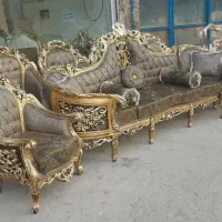 مبل شاهان با کاناپه خرچنگی ۴ نفره|مبلمان خانگی و میز عسلی|تبریز, |دیوار