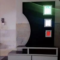 زیر تلویزیون چوبی محکم شیک هالوژن لامپ روز مادر|میز تلویزیون|قم, حنیف نژاد|دیوار