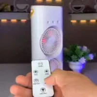 کولر دوفن دو طبقه همراه با بخار و چراغ رنگی