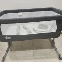 تخت کنار مادر مدل ویرا طوسی ذغالی نو