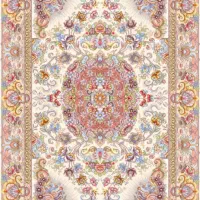 فرش نصفه بافته شده طرح نوین فر