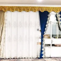 پرده تور به همراه دستک ها جنس دستک ها کالیفرنیا