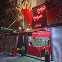 ماکت تابلو سیب زمینی سرخ کرده