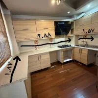کابینت آشپزخانه به همراه هود و گاز