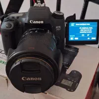 دوربین  کنون 760D با شات پایین همراه لنز 18-135