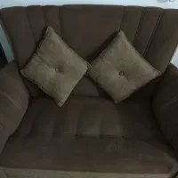 مبل 7 نفره رنگ قهوه ای تیره|مبلمان خانگی و میز عسلی|رشت, امین الضرب|دیوار