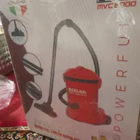 جارو برقی سطلی رنگ نقره ایی پلمپ