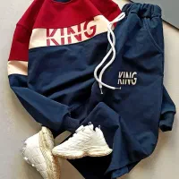 آنلاین شاپ،بلوز شلوار سایز بزرگ پسرانه kingstyle|کفش و لباس بچه|بناب, |دیوار