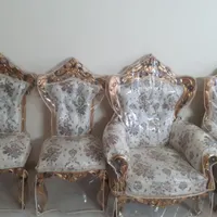 مبل سلطنتی 7نفره|مبلمان خانگی و میز عسلی|رشت, نامجو|دیوار