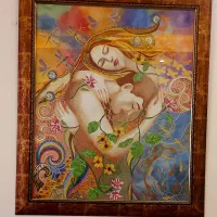 تابلو آبرنگ  مدرن و زیبا