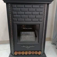 بخاری گازی با طرح شومینه 11000