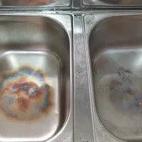 سرخ کن دو لگن استیل پایه دار|کافیشاپ و رستوران|سرپل ذهاب, |دیوار