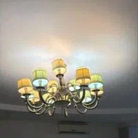 لوستر،دیوار کوب،گلدان تمام برنج اصفهان|لوستر و چراغ آویز|مشهد, هنرستان|دیوار