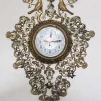 ساعت و میز تلویزیون برنز