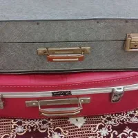 دو عدد چمدان قدیمی|کلکسیون اشیاء عتیقه|زنجان, |دیوار