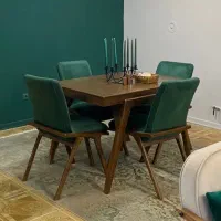 میزغذاخوری چوبی ۴نفره تلویزیون