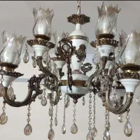 لوستر سرامیک برنز سلطنتی