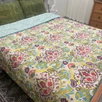 رو تختی دونفره،یکنفره و پتو گلبافت