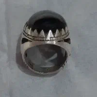 نقره.انگشتر نقره .با عقیق سلیمانی