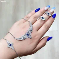 سرویس فلاور نقره Many flowers جواهری بدون دستمزد16|بدلیجات|تبریز, |دیوار