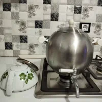 کتری استیل تقریبا 7 لیتری|سماور، چای‌ساز، قهوه‌ساز|نورآباد, |دیوار