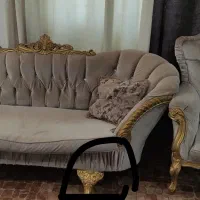 مبل ۹نفره نیمه سلطنتی|مبلمان خانگی و میز عسلی|اهواز, کیانشهر|دیوار