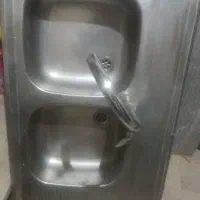 شیر آب همراه با سینک ظرفشویی دوقلو سالم و تمیز|لوازم سرویس بهداشتی|تهران, وصفنارد|دیوار