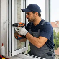 تعمیرات ریگلاژپنجره دوجدارهupvc و ساخت توری
